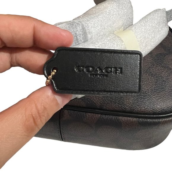 Brand New Coach Jamie Camera Bag & Medium ID Zip Wallet in Signature Canvas - Picture 2 of 10